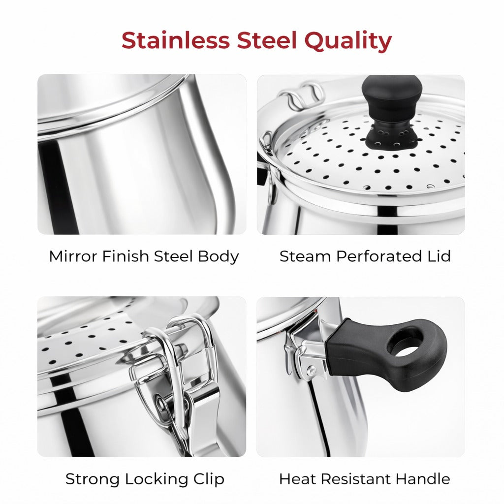 Smart Steam Rice Steamer with Lid - Salehook