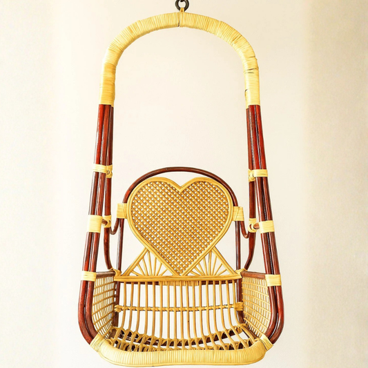 Handcrafted Big Cane Oonjal (Adults) – Traditional Swing for Home | Elegant & Spacious Seating
