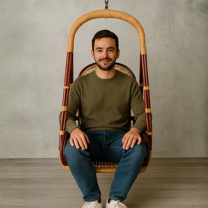 Handmade Cane Oonjal Swing Chair – Comfort for All Ages