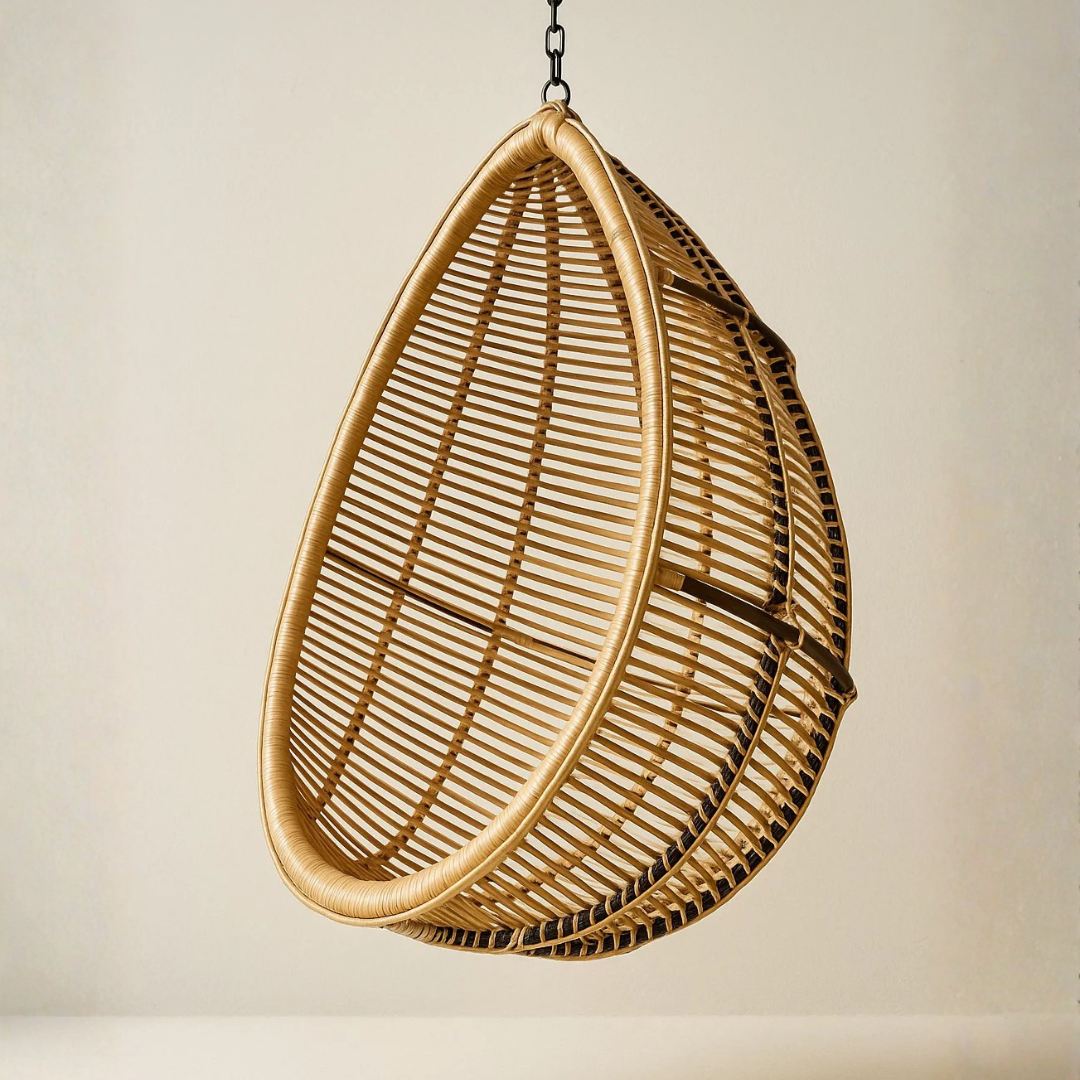 Handcrafted Cane Oonjal for Adults– Elegant Comfort for Your Balcony & Outdoors