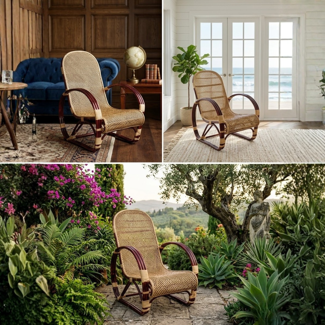 Elegant Cane Chair for Adults – Premium Cane Handcrafted Seating