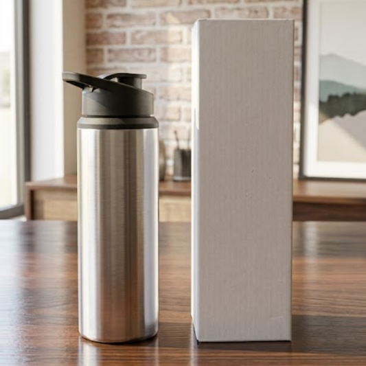 Premium Stainless Steel Sipper Bottle - Durable & Modern