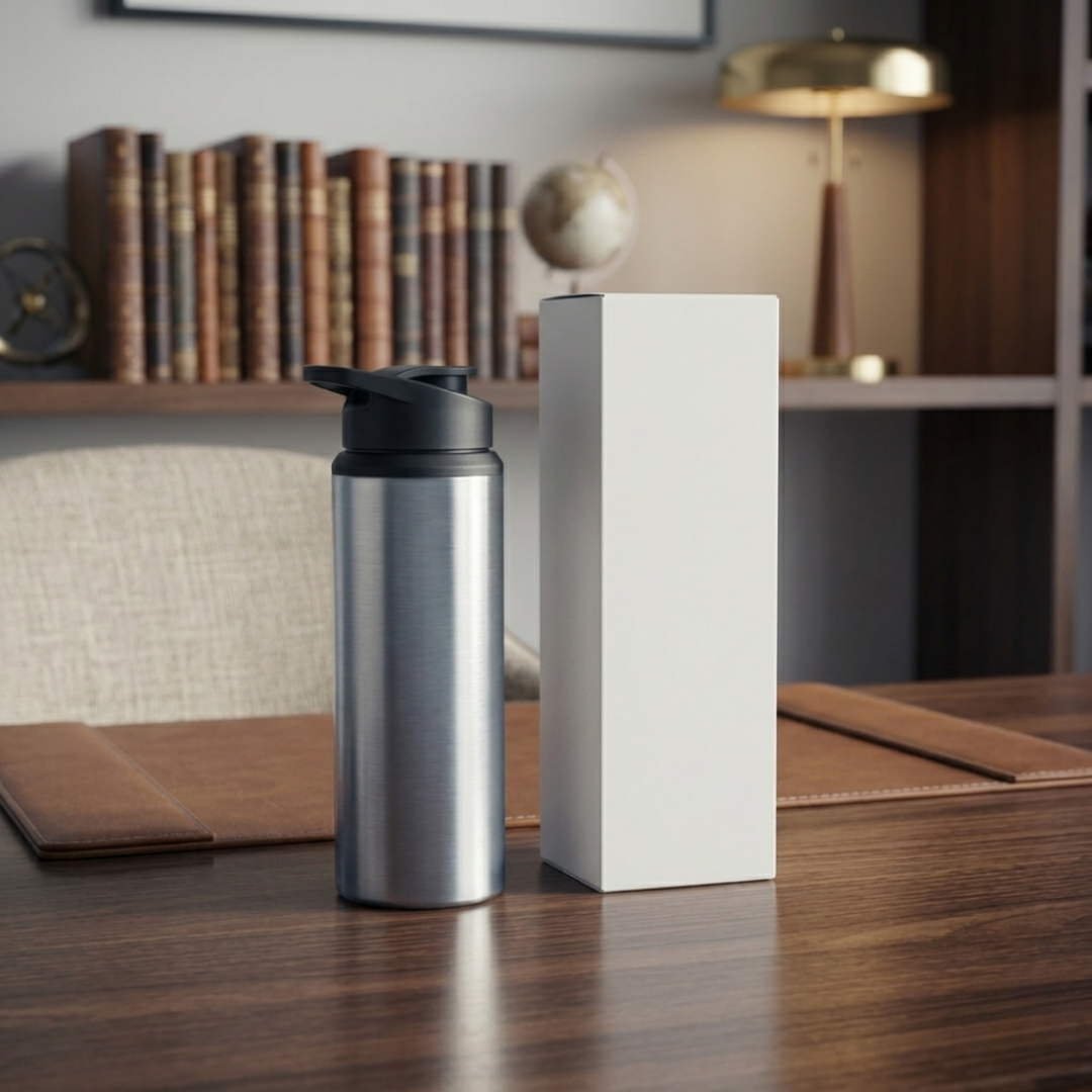 Premium Stainless Steel Sipper Bottle - Durable & Modern