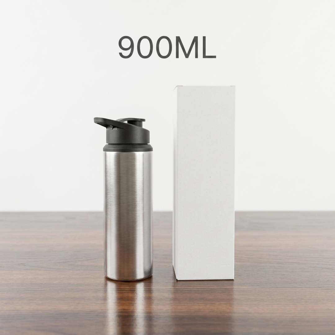 Premium Stainless Steel Sipper Bottle - Durable & Modern