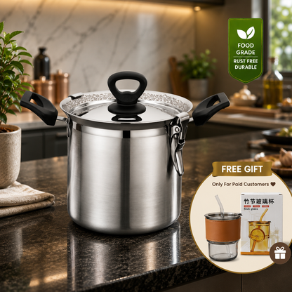 Smart Steam Rice Steamer with Lid - Salehook