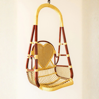 Handcrafted Big Cane Oonjal (Adults) – Traditional Swing for Home | Elegant & Spacious Seating