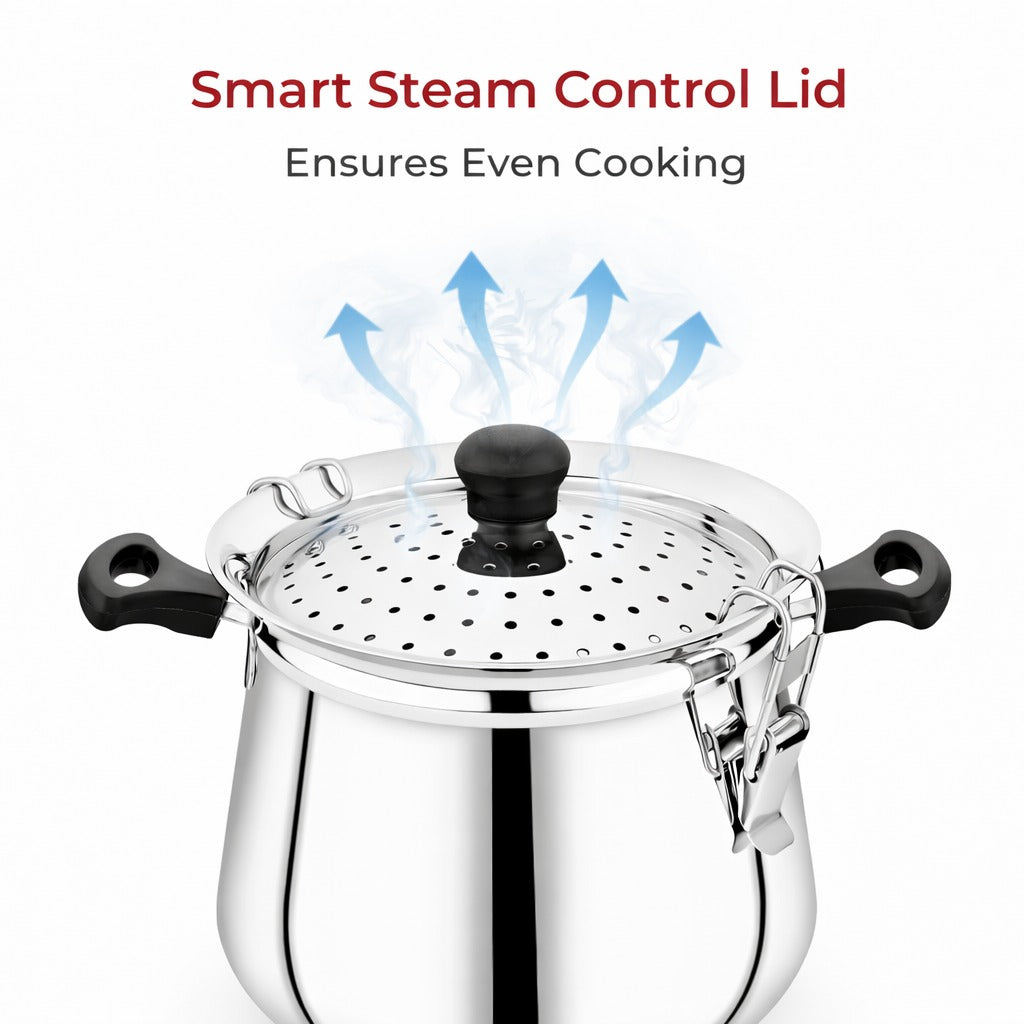 Smart Steam Rice Steamer with Lid - Salehook