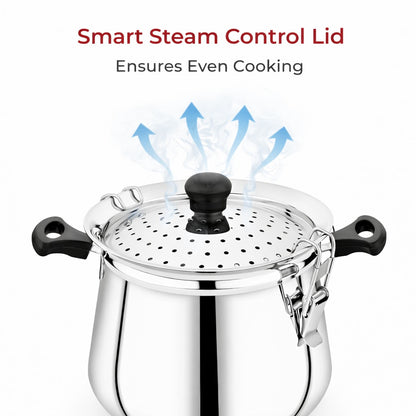 Smart Steam Rice Steamer with Lid - Salehook