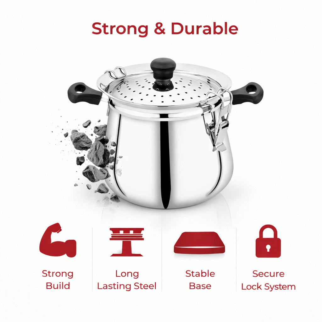 Smart Steam Rice Steamer with Lid - Salehook